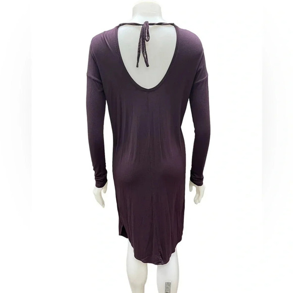 Babaton Jaco Long Sleeve  Burgundy Midi Dress Size Small - Picture 5 of 8